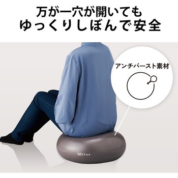 ドーナツ型バランスボール エレコムヘルスケア