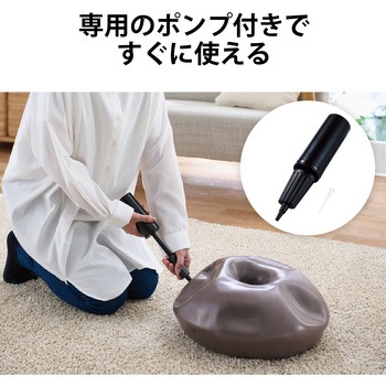 ドーナツ型バランスボール エレコムヘルスケア