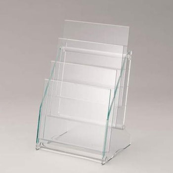 卓上パンフレットスタンド エスコ