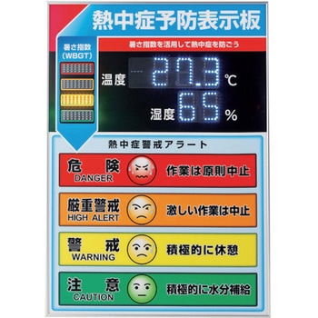 LED熱中症予防表示板 日本緑十字社