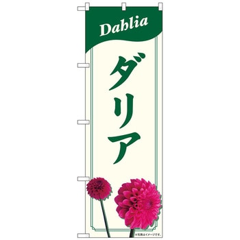 のぼり旗 ダリア NAD No．82705 W600×H1800 トレード