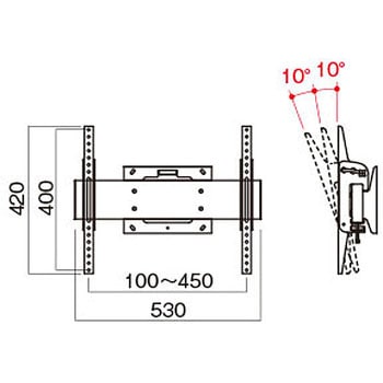 CHP-B6T ツイン金具(両面) 1台 HAMILeX(ハミレックス) 【通販サイト