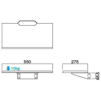 RFP-51 棚板RF-570/590用 HAMILeX(ハミレックス) 耐荷重10kg - 【通販