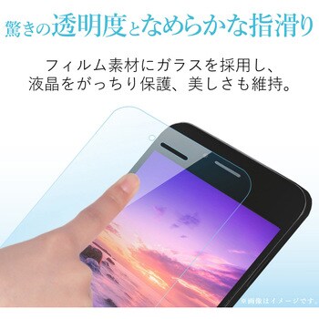 iPhone8用フィルム ガラス ブルーライトカット