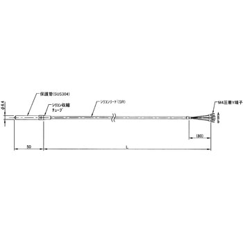 リード線付測温抵抗体 TOKO(東洋計器興業)