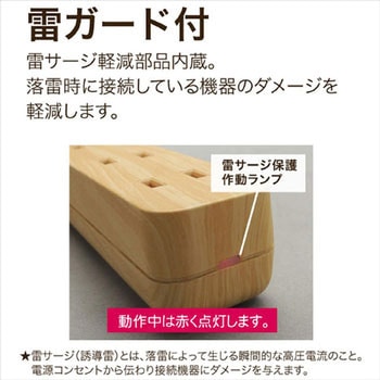 4個口コンセントタップ 延長コード(1.5m) TOPLAND