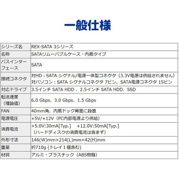 SATAリムーバブルケース・内蔵タイプ ラトックシステム