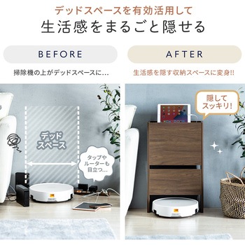 ケーブル&タップ収納ボックス サンワダイレクト