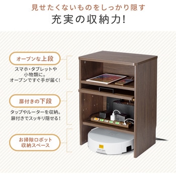 ケーブル&タップ収納ボックス サンワダイレクト