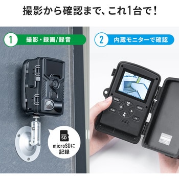 400-CAM091 セキュリティカメラ サンワダイレクト 屋外用 BOX型 1300万