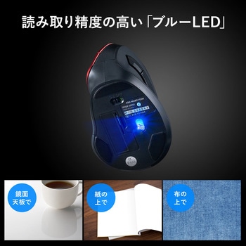 ブルーLEDマウス サンワダイレクト
