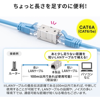 RJ-45用中継アダプタ サンワダイレクト
