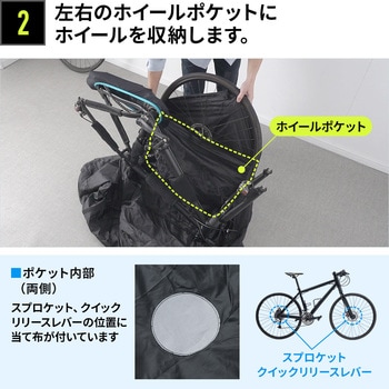 輪行バック サンワダイレクト