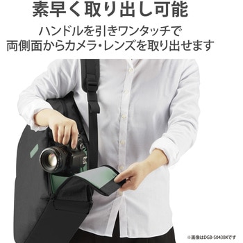 カメラバッグ リュック オフトコ off toco 2way 撥水加工 ワンタッチ開閉 14インチPC収納 エレコム