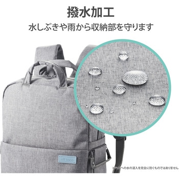 カメラバッグ リュック オフトコ off toco 2way 撥水加工 ワンタッチ開閉 14インチPC収納 エレコム