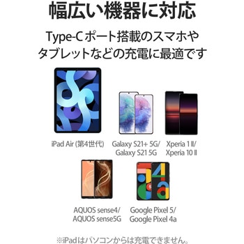 USBケーブル A-C USB2.0 スリム 極細 タイプC スマートフォン タブレット エレコム