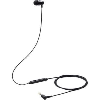 HS-KD06TBK イヤホン 子供用 片耳 有線 マイク付 高耐久 4極ミニプラグ