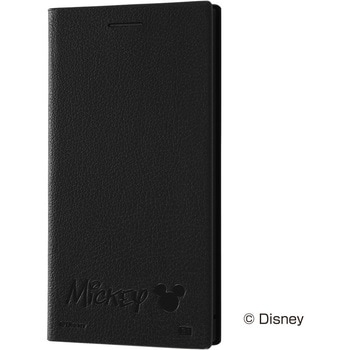 iPhone 12 mini ディズニー/耐衝撃 手帳 サイドマグネット レイ・アウト