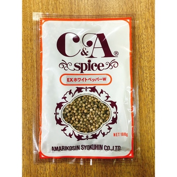 CA EXホワイトペッパーW  100g 甘利香辛食品