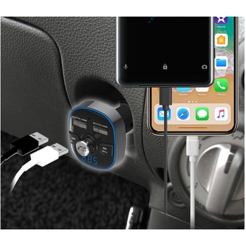Bluetooth FMトランスミッター フルバンド USB2ポート 4.8A 自動判定 カシムラ