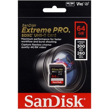SDXCカード EXTREME PRO UHS Ⅱ V対応 UHS1U3 Class SanDisk