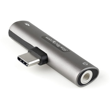 USB Type-C イヤホンジャック 変換アダプタ/60W PD 同時充電対応/USB-Cオーディオアダプタ/3.5mm TRRS ヘッドホン & ヘッドセット ジャック/タイプC互換スマホ、タブレット、ノートパソコン対応 StarTech.com