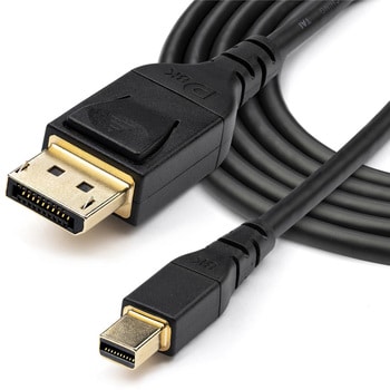 DP14MDPMM2MB Mini DisplayPort - DisplayPort 1.4 ケーブル/2m/VESA