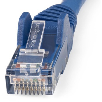 カテゴリー6 LANケーブル/LSZH(低煙ゼロハロゲン)対応/650MHz 10GbE/100W PoE/UTP/ツメ折れ防止RJ45コネクタ/ETL規格認定品/24AWG/Cat6 LANケーブル StarTech.com