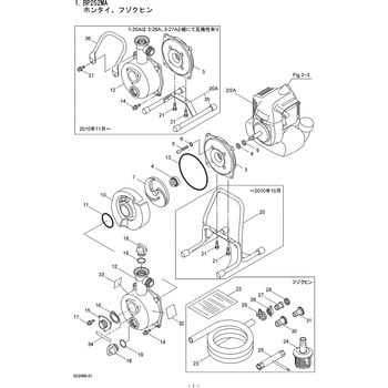 283897 BP252MA ホンタイ、フゾクヒン部品 ケーシング 1個 BIGM(丸山製作所) 【通販モノタロウ】