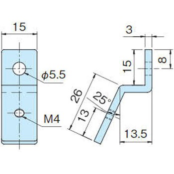 アングル用金具 - ホシモト