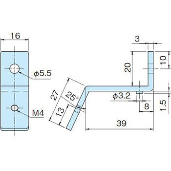 アングル用金具 - ホシモト
