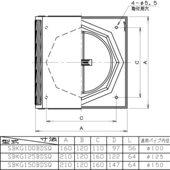 SUS製グリル 角型カバー FD付(120℃) ユニックス