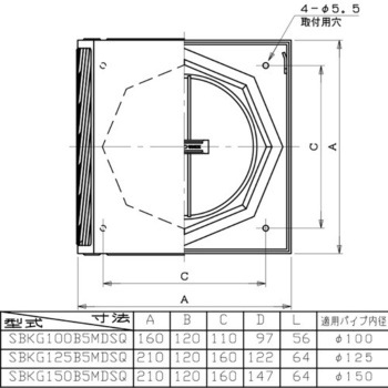 SUS製グリル 角型カバー 網・ FD付(120℃) ユニックス