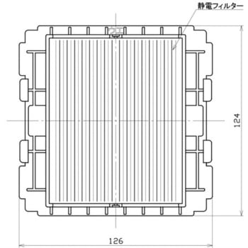 静電フィルター(花粉/PM2.5対策) ユニックス