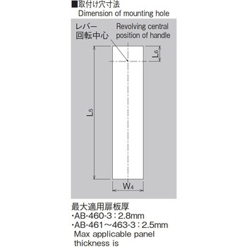つまみタイプハンドル ホシモト