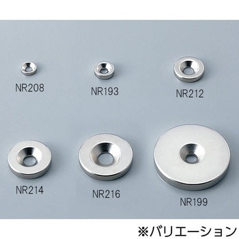 二六製作所】二六製作所 NE645 ネオジム Φ16×4-M4皿穴 N40-