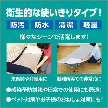 使い捨てシーツ 白 10枚入 アーテック(学校教材・教育玩具)