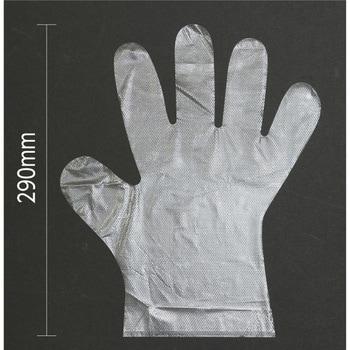 販売特注 ARTEC 【30個セット(100枚×30個)】 大人用ビニール手袋 水色