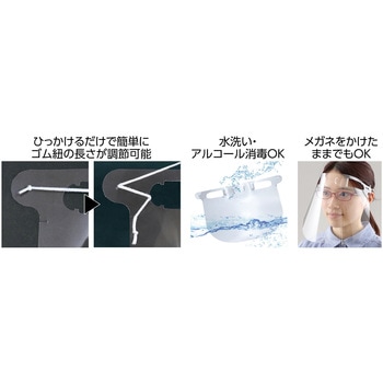 クリアシート・フェイスシールド(10枚組) アーテック[学校教材・教育玩具]