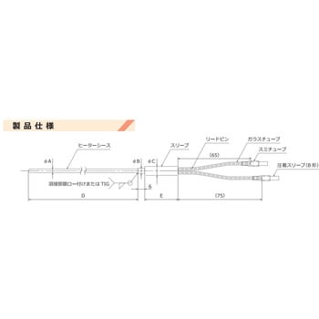 2M2400 フレキヒーター「M2型マイクロヒーター」 1本 坂口電熱 【通販