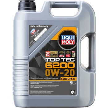 トップテック6200 0W-20 LIQUI MOLY ガソリン/ディーゼル用 【通販モノタロウ】