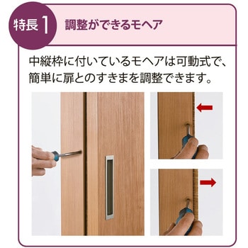セルフィールラインⅢ内装ドア Vレール方式片引戸 ドア本体(トイレ ...