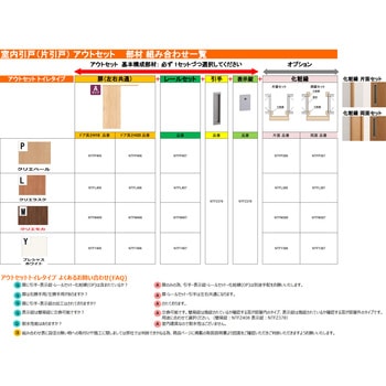 セルフィールラインⅢ内装ドア 引戸 引手 トステム(LIXIL)