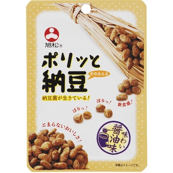ポリッと納豆醤油味15g 旭松食品
