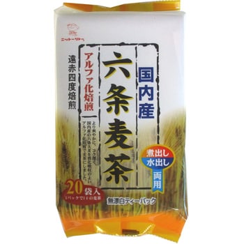 六条麦茶ティーパック9g×20 ニットーリレー むぎ茶 六条大麦(国産