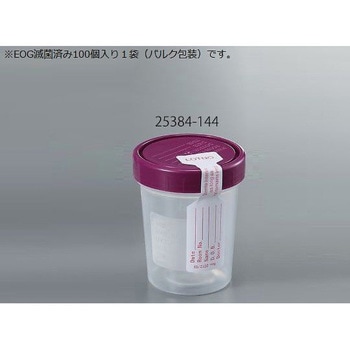 滅菌検体容器 スクリューキャップ付 25384シリーズ VWR