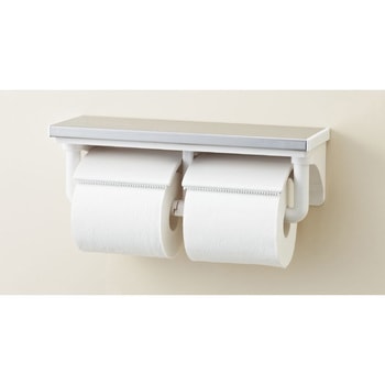 棚付2連紙巻器(棚ステンレス) INAX(LIXIL)