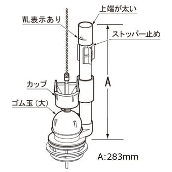 フロート弁 LIXIL(INAX) トイレタンク部品 【通販モノタロウ】