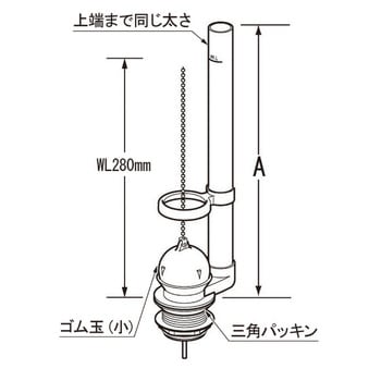 フロート弁 LIXIL(INAX) トイレタンク部品 【通販モノタロウ】