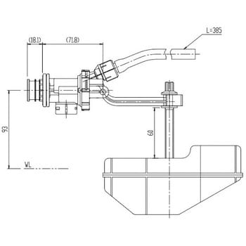 ボールタップ LIXIL(INAX) トイレタンク部品 【通販モノタロウ】